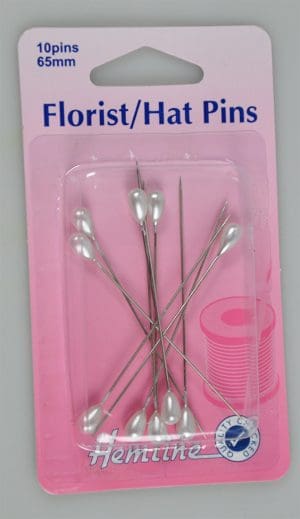 FLORIST HAT PINS:5CRD/PKT (711)