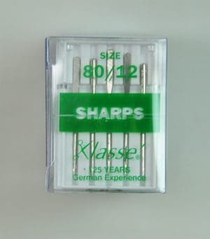 NEEDLE SHARPS#80:5PCx10CRD (A6135/80)