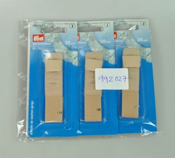 BRA FASTNER:6PC (992027/PKT)