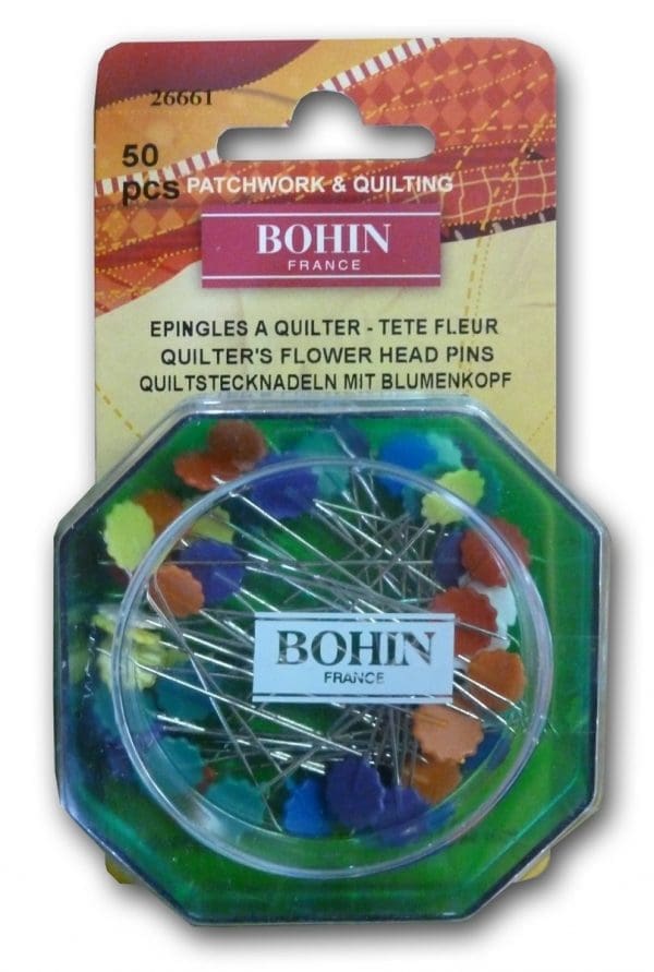 FLOWER HEADPIN;ASTD,50PCS (BOHIN/26661)