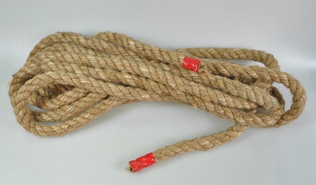 Jute Rope,1 1/2 Inch Natural Hemp Rope,Twisted Manila Rope For