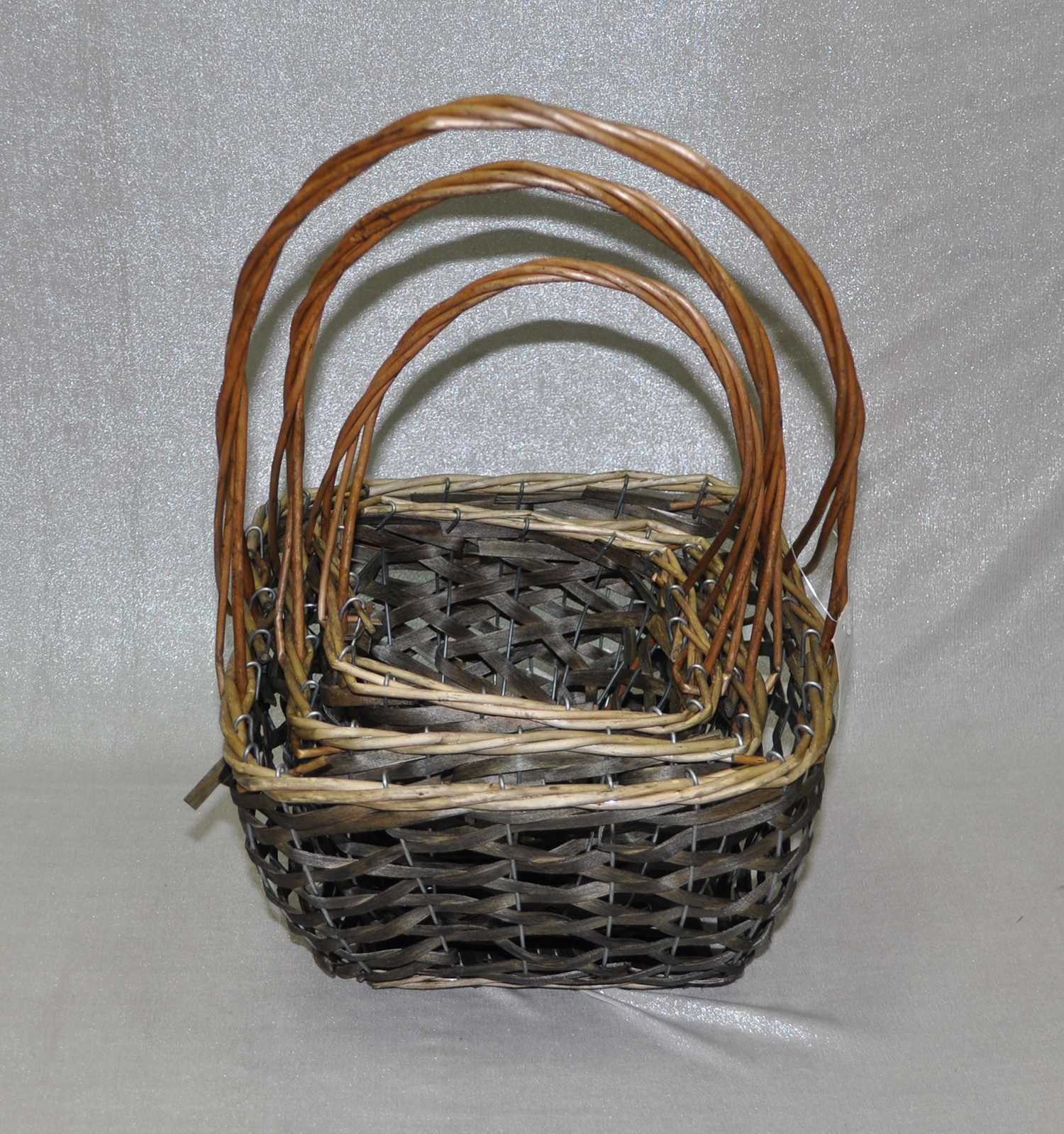 WILLOW BASKET:S/3 (T-0380)