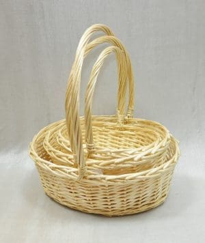 WILLOW BASKET:S/3 (T-0276)