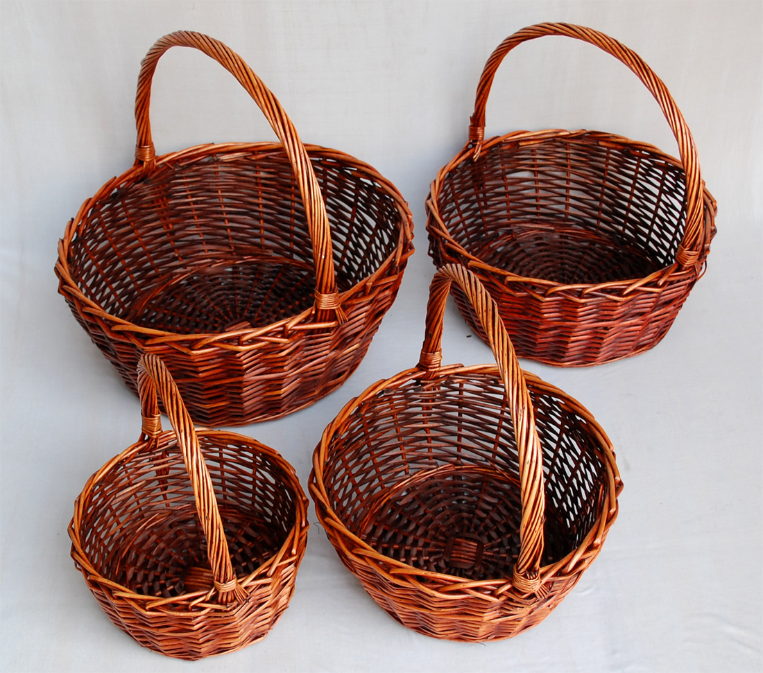 WILLOW BASKET:S/4 (ZX-10524)