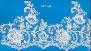 TULLE EMB LACE W/CORD (OKC-351)