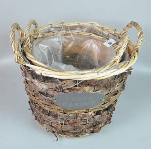 WILLOW BASKET:S/2 (ZX16A-240)