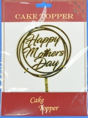 ACRY.CAKE TOPPER:12PC (TP074/15)