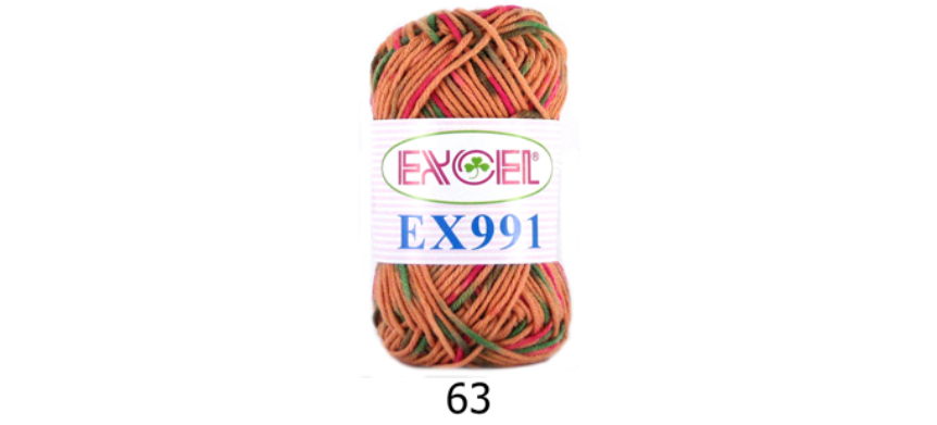 FY-EX991C (CROCHET YARN:400GRM(10BL)) - 63