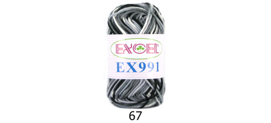 FY-EX991C (CROCHET YARN:400GRM(10BL)) - 67