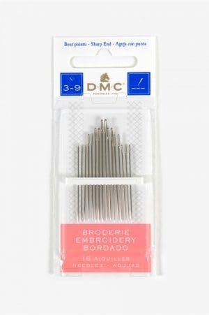 CRD/1765-2 (SEWING NEEDLES:16PC:SIZE#3/9)
