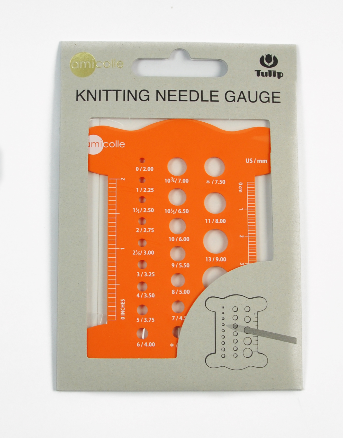 KNIT.NEEDLE GAUGE21SIZES (AC055E) Wholesale Supplier in UAE, Iran