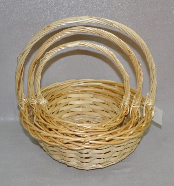 A0938-1WH (WILLOW BASKET:S/3(33*33*35)