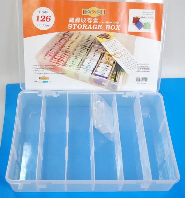 EBOX12001 (BOBIN STORAGE BOX-18 GRID)