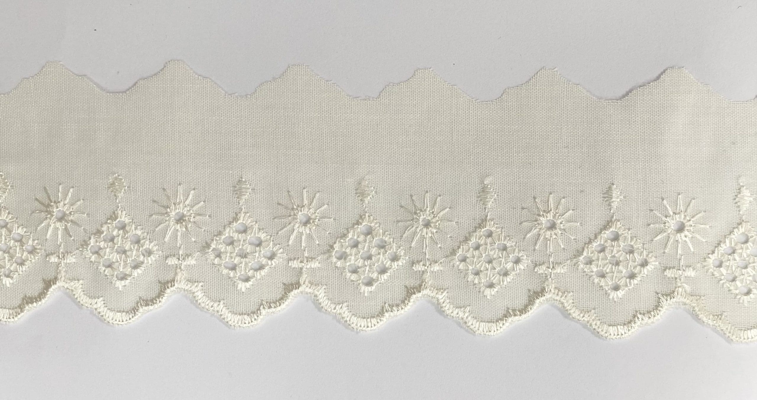D-2141/15 (T/C CUTTING LACE) - COT2"OFFWHITE