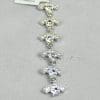 FASHION HAIR ACCESORRIES MADE IN KOREA SILVER PLATED/CRYSTAL (HCA5444) Silver