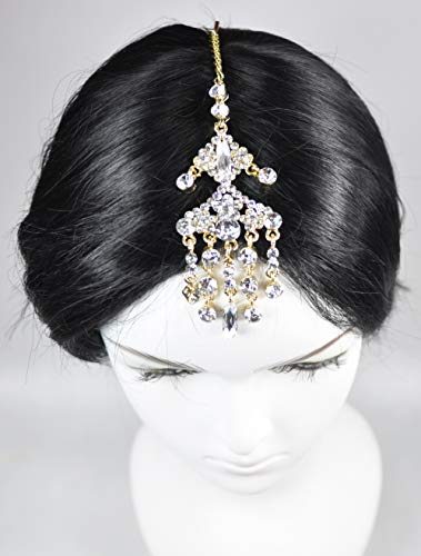 Fashion Hair Accessories. Made in Korea (HCA5445) Gold Plated/Crystal