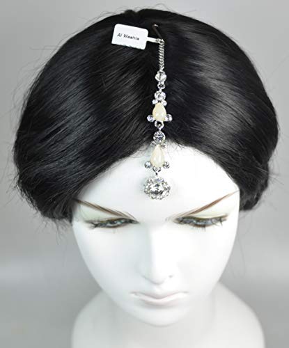 Fashion Hair Accessories. Made in Korea (HCA5446) Silver Plated/Crystal