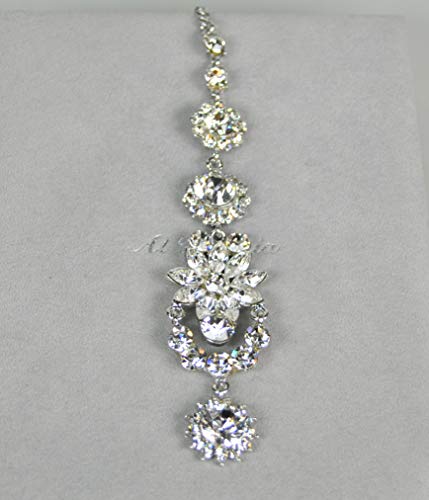 Fashion Hair Accessories. Made in Korea (HCA5452) Silver Plated/Crystal
