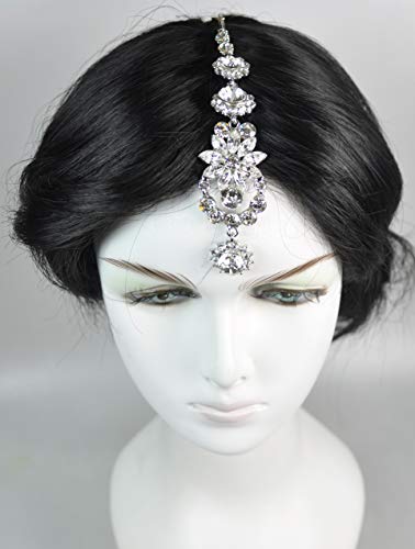 Fashion Hair Accessories. Made in Korea (HCA5452) Silver Plated/Crystal