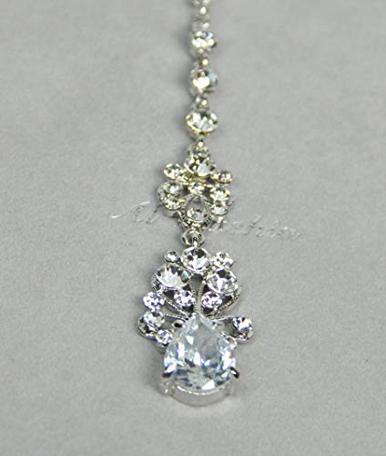 Fashion Hair Accessories. Made in Korea (HCA5454) Silver Plated/Crystal