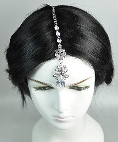 Fashion Hair Accessories. Made in Korea (HCA5454) Silver Plated/Crystal