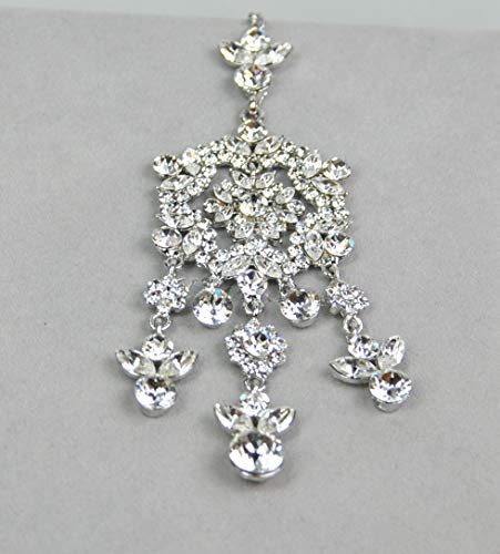 Fashion Hair Accessories. Made in Korea (HCA5455) Silver Plated/Crystal