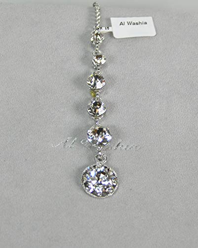 Fashion Hair Accessories. Made in Korea (HCA5458) Silver Plated/Crystal