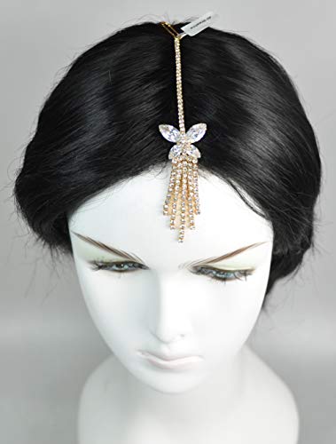 Fashion Hair Accessories. Made in Korea (HCA6428) Silver Plated/Crystal