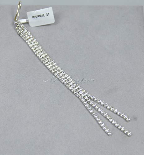 Fashion Hair Accessories. Made in Korea (HCA6429) Silver Plated/Crystal