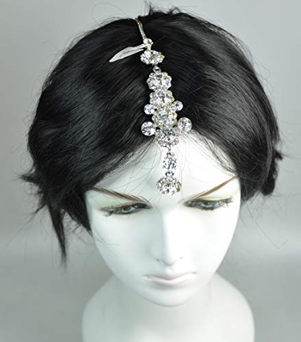 Fashion Hair Accessories. Made in Korea (HCA6655) Silver Plated/Crystal