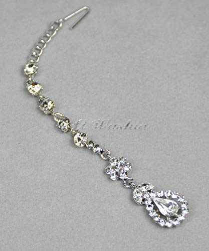 Fashion Hair Accessories. Made in Korea (HCA6656) Silver Plated/Crystal