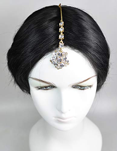 Fashion Hair Accessories. Made in Korea (HCA6666) Silver Plated/Crystal