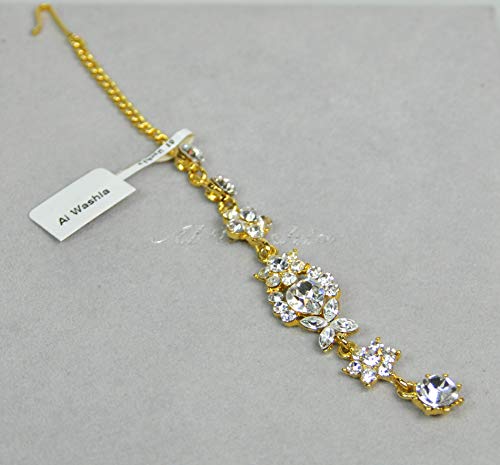 Fashion Hair Accessories. Made in Korea (HCA6667) Silver Plated/Crystal