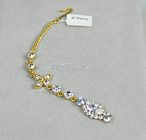 Fashion Hair Accessories. Made in Korea (HCA6668) Silver Plated/Crystal