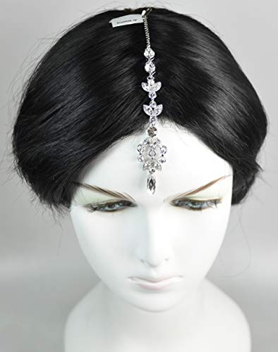 Fashion Hair Accessories. Made in Korea (HCA6670) Silver Plated/Crystal