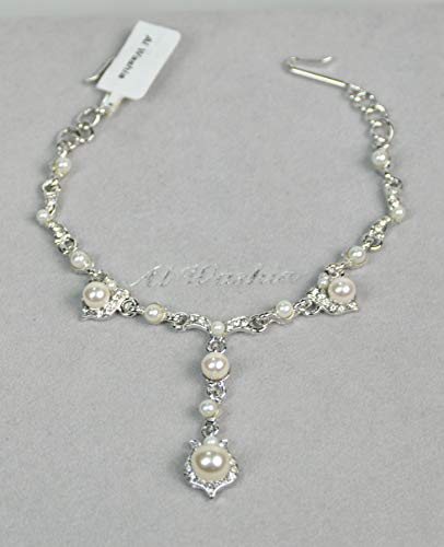 Fashion Hair Accessories. Made in Korea (HCA6678) Silver Plated/Crystal