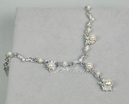 Fashion Hair Accessories. Made in Korea (HCA6678) Silver Plated/Crystal
