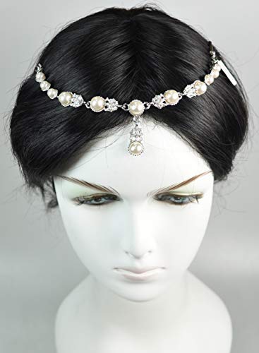 Fashion Hair Accessories. Made in Korea (HCA6681) Silver Plated/Crystal
