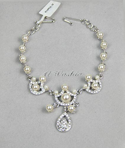 Fashion Hair Accessories. Made in Korea (HCA6683) Silver Plated/Crystal