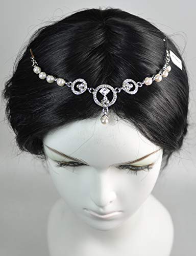 Fashion Hair Accessories. Made in Korea (HCA6685) Silver Plated/Crystal