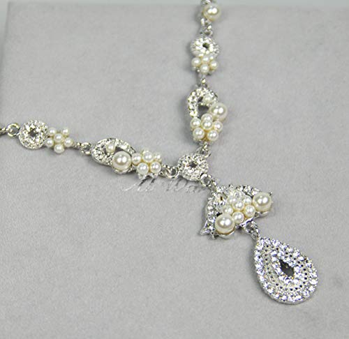 Fashion Hair Accessories. Made in Korea (HCA6686) Silver Plated/Crystal