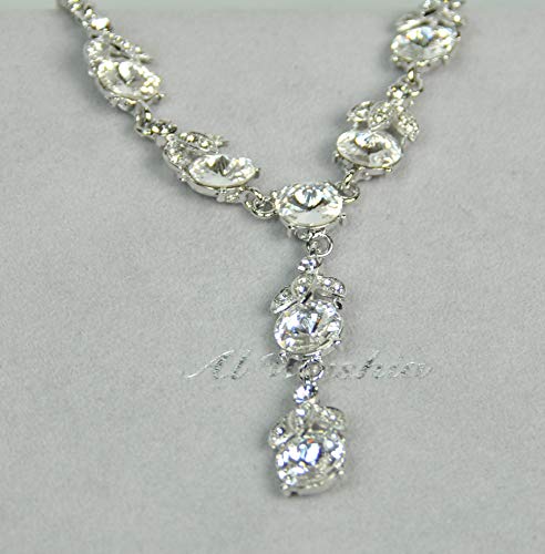 Fashion Hair Accessories. Made in Korea (HCA6687) Silver Plated/Crystal