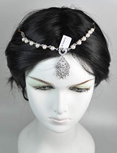 Fashion Hair Accessories. Made in Korea (HCA6690) Silver Plated/Crystal