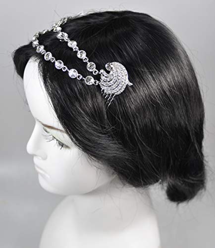 Fashion Hair Accessories. Made in Korea (HCA6706) Silver Plated/Crystal