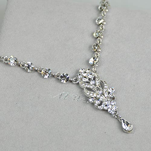 Fashion Hair Accessories. Made in Korea (HCA6712) Silver Plated/Crystal