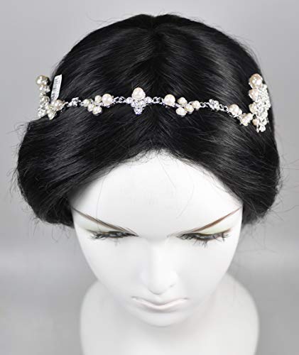 Fashion Hair Accessories. Made in Korea (HCA6717) Silver Plated/Crystal