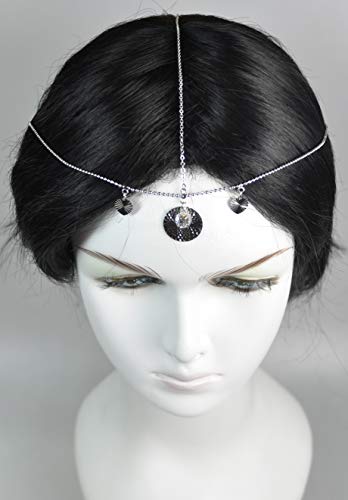 Fashion Hair Accessories. Made in Korea (HCA6831) Silver Plated/Crystal