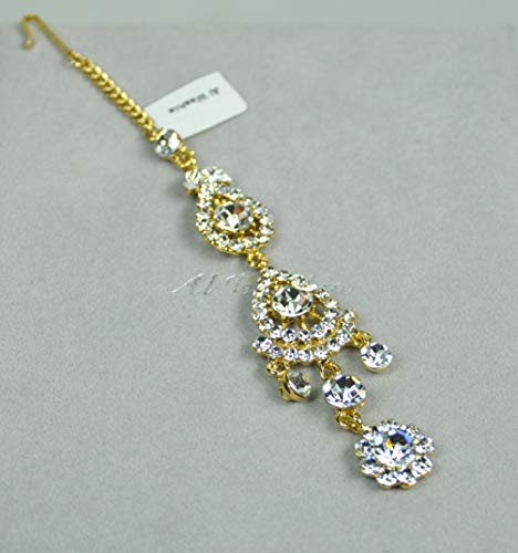Fashion Hair Accessories. Made in Korea Silver Plated/Crystal (HCA5443) Gold
