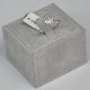 Finger Rhodium Plated Metal With Cubic Zircon (F4083) Silver