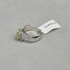 Finger Ring Rhodium Plated with Cubic zircon Stone (F3243)